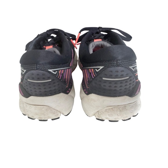 Brooks Adrenaline GTS 19 Running Shoes Womens Size 7 Black/Purple/Orange Athleti - Picture 8 of 11